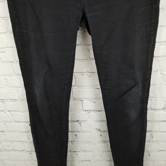 J BRAND | 800 super skinny coated black jeggings - Picture 8 of 8